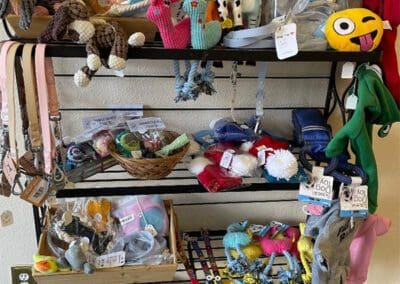 Big selection of dog toys